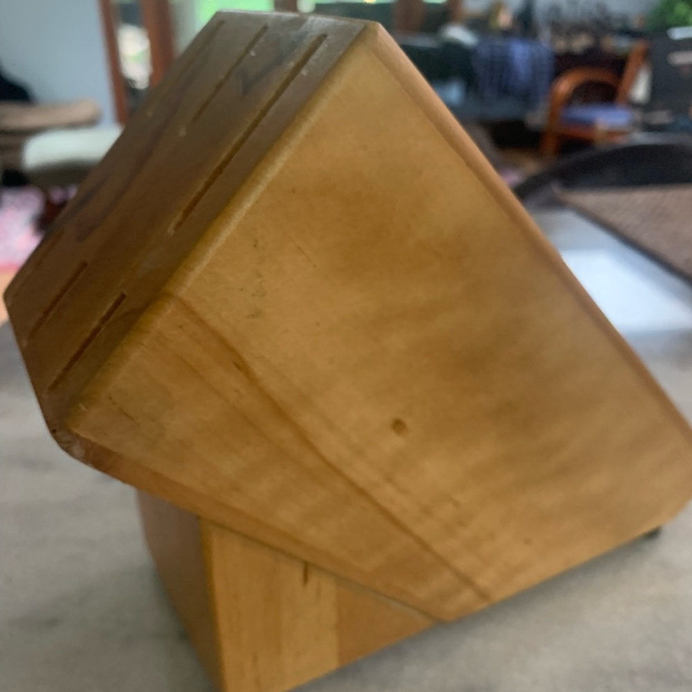Wooden Knife Block
